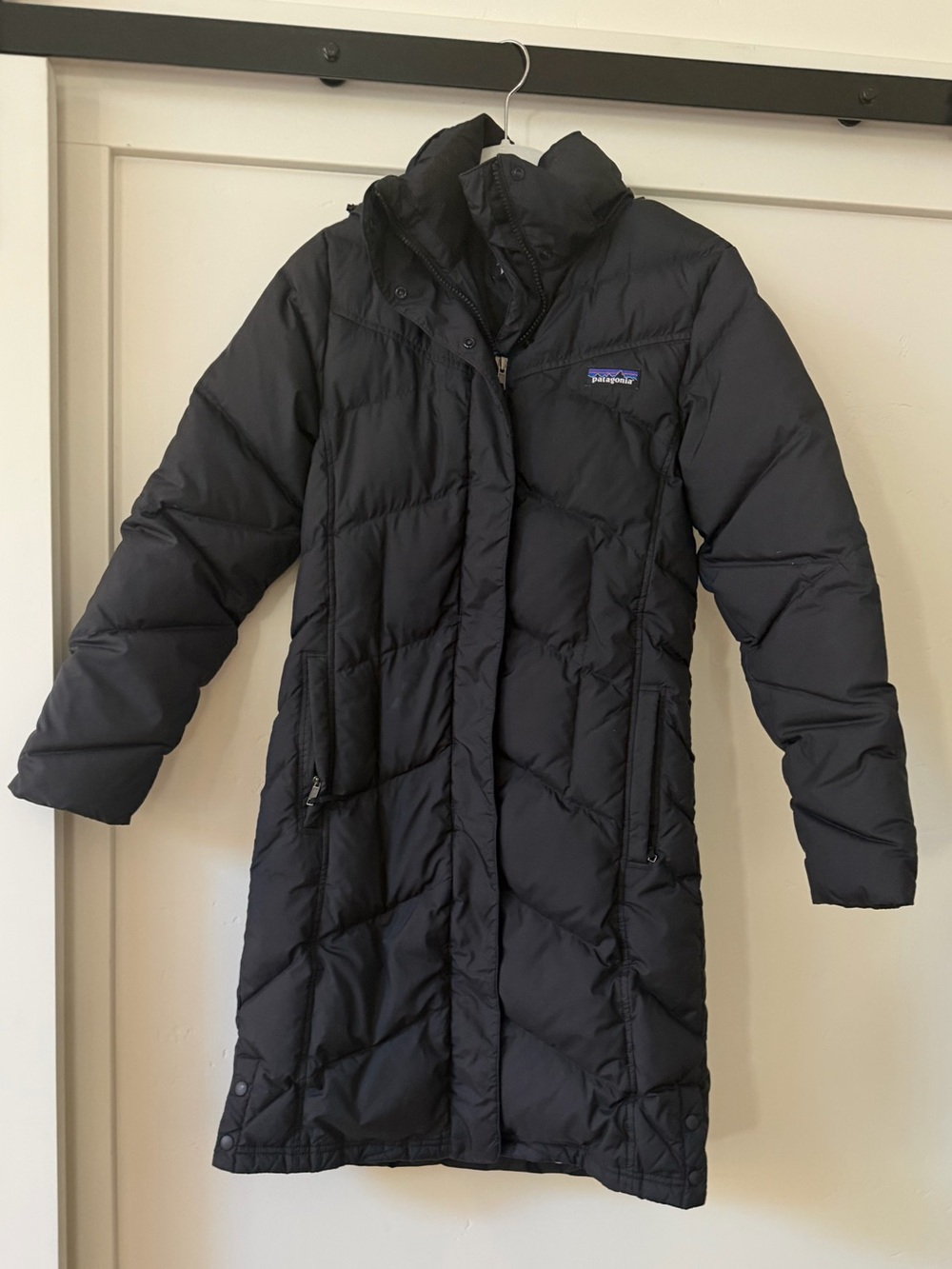 Patagonia Down With It Parka Black Down Puffer Coat Women’s XS 28441